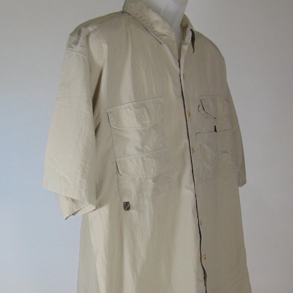 POLYESTER BUTTON-DOWN SHIRT - Picture 13 of 14